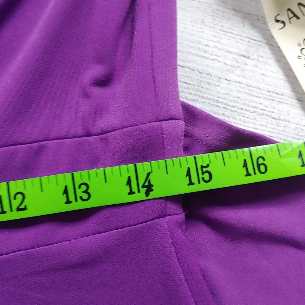 NWT Signature by Sangria Purple Maxi Dress - Picture 7 of 12